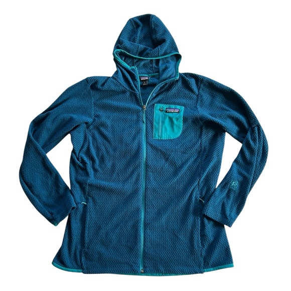 Patagonia W R1 Air Full-Zip Hoody Size XL Outdoor Hiking Gorpcore - Picture 5 of 15